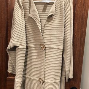 2x Beige 3/4 sleeve Cardigan